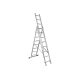 Трехсекционная лестница 8 ступеней Gigant L-03 3х8