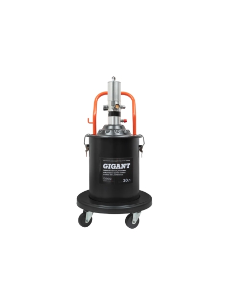 Пневматическая установка для раздачи густой смазки Gigant с баком 20 л GPIDGB-20