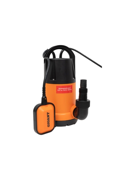 Дренажный насос, 750 Вт, выс. подъема 8.5 м, Gigant GDP-02
