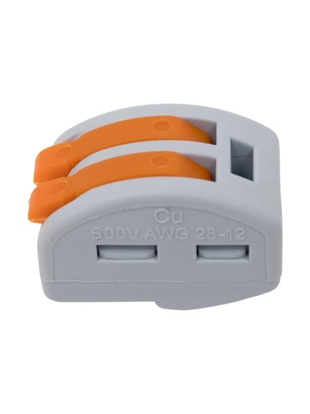 2-х проводная клемма Gigant 100 шт/уп 0,08-2,5(4)мм² GCT-222-412-100