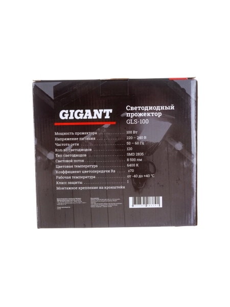 Светодиодный прожектор Gigant 100W 6400К 220V GLS-100