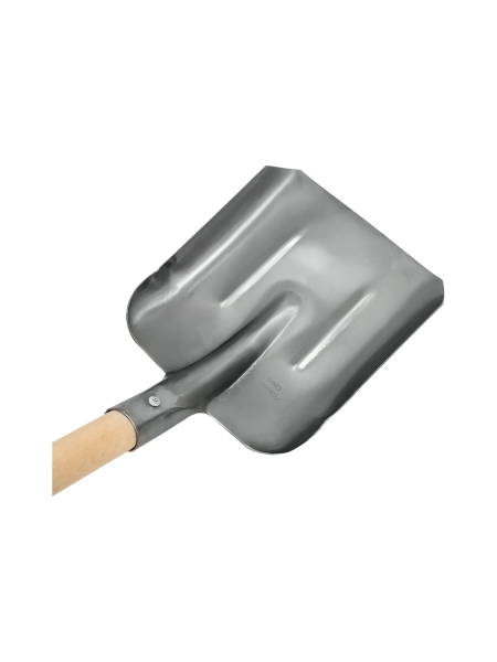 Совковая усиленная лопата с деревянным черенком (лак) Gigant SH-01