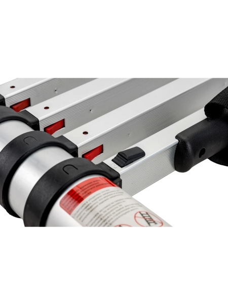 Лестница телескопическая алюминиевая, 4, 4м, 15 ступеней, Gigant LT-01 1x15