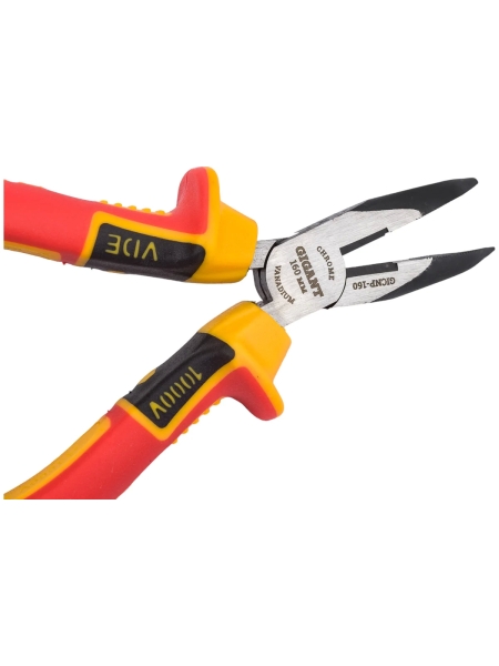 Изогнутые изолированные длинногубцы Gigant 160 мм GICNP-160