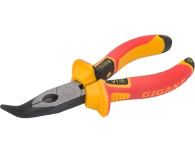 Изогнутые изолированные длинногубцы Gigant 160 мм GICNP-160
