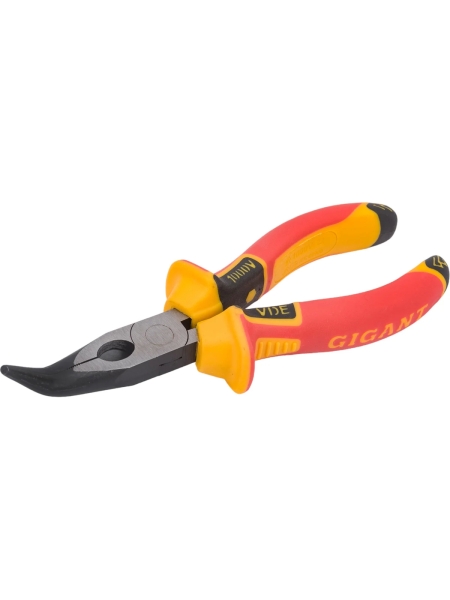 Изогнутые изолированные длинногубцы Gigant 160 мм GICNP-160