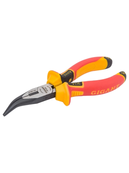Изогнутые изолированные длинногубцы Gigant 160 мм GICNP-160