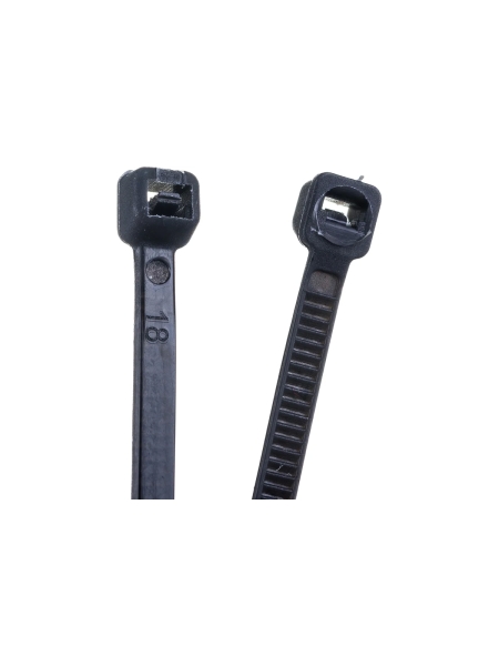 Нейлоновая хомут-стяжка Gigant 3,6х200 черный, 100 шт G/1/4