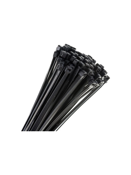 Нейлоновая хомут-стяжка Gigant 3,6х200 черный, 100 шт G/1/4