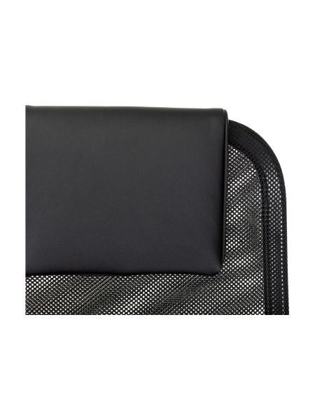 Компьютерное офисное кресло Gigant черное ткань, сетка, с подлокотниками, хром, 120 кг GCH-12