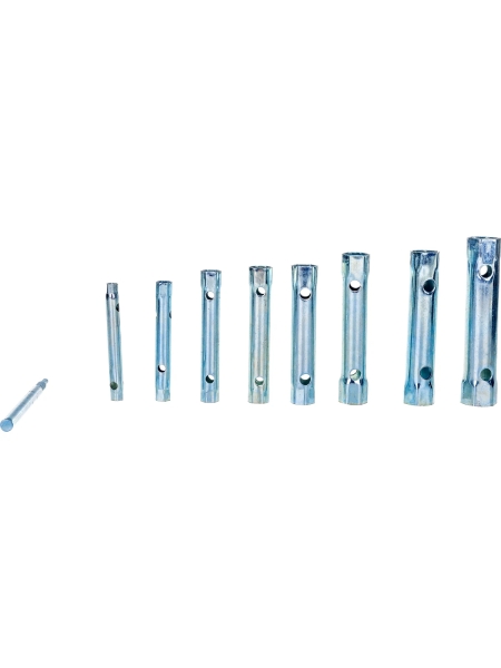 Набор трубчатых торцевых ключей Gigant 9 предметов, размеры6-22мм, GST9