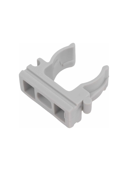 Крепёж-клипса для труб Gigant полипропилен D20 серая 100шт 123936