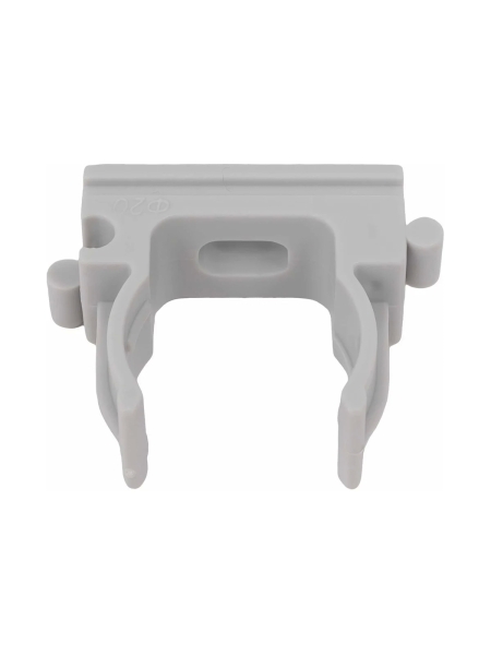 Крепёж-клипса для труб Gigant полипропилен D20 серая 100шт 123936