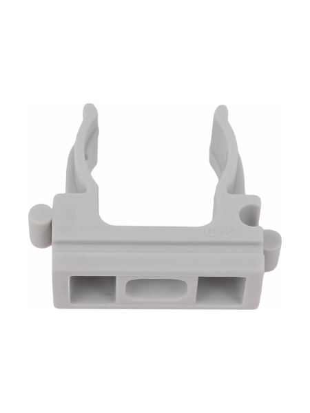 Крепёж-клипса для труб Gigant полипропилен D20 серая 100шт 123936
