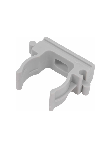 Крепёж-клипса для труб Gigant полипропилен D20 серая 100шт 123936