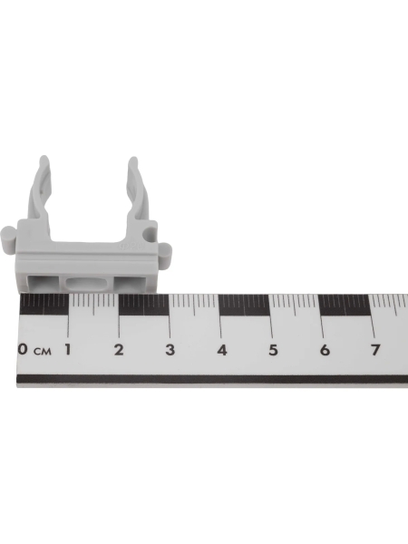 Крепёж-клипса для труб Gigant полипропилен D20 серая 100шт 123936