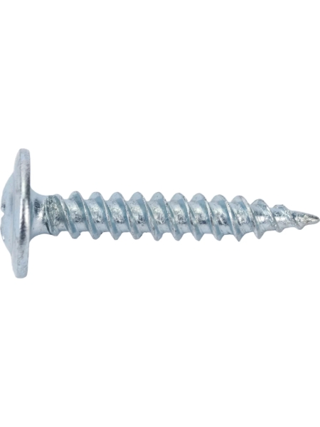 Саморезы Gigant 4,2x25, полусфера, острый, цинк, 1 кг (примерно 457 шт) 123568