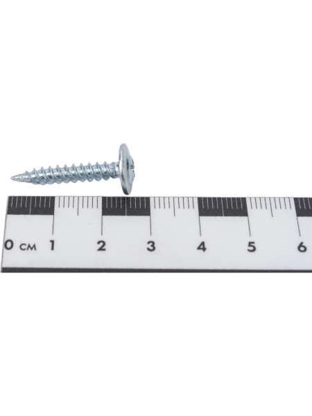 Саморезы Gigant 4,2x25, полусфера, острый, цинк, 1 кг (примерно 457 шт) 123568