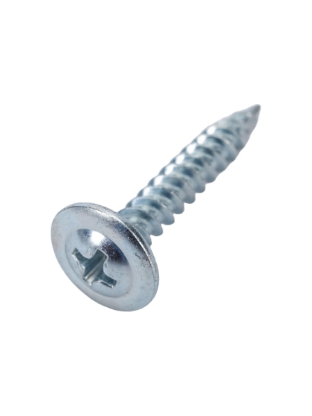 Саморезы Gigant 4,2x25, полусфера, острый, цинк, 1 кг (примерно 457 шт) 123568