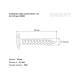 Саморезы Gigant 4,2x25, полусфера, острый, цинк, 1 кг (примерно 457 шт) 123568