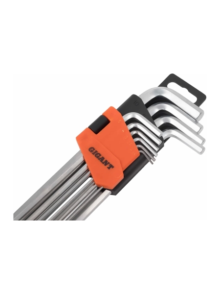 Набор шестигранных длинных ключей Gigant 10 шт GKLH-10