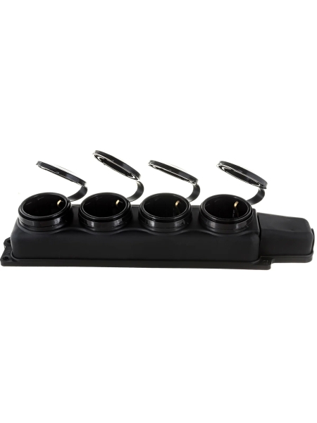 Каучуковая колодка Gigant однофазная 4 гнезда RBG-2