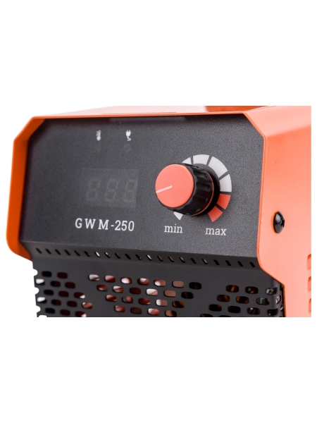 Инверторный сварочный аппарат (250 А; дисплей; кабель 2.5+1.5 м) Gigant GWM-250