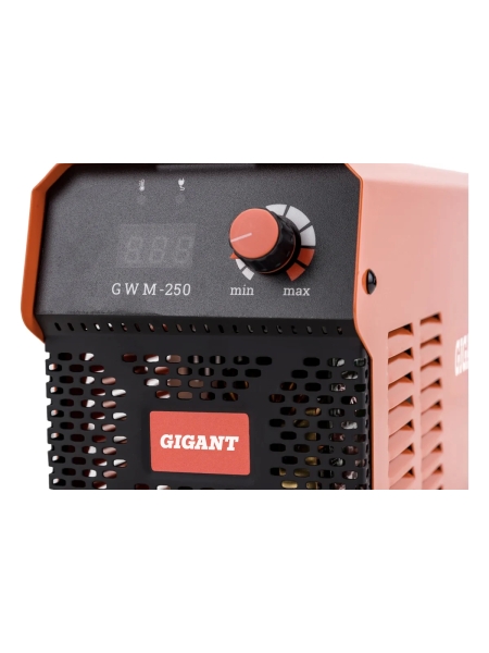 Инверторный сварочный аппарат (250 А; дисплей; кабель 2.5+1.5 м) Gigant GWM-250