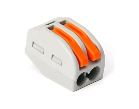 Двухпроводная клемма Gigant 20 шт/уп 0,08-2,5(4)мм² GCT-222-412-20