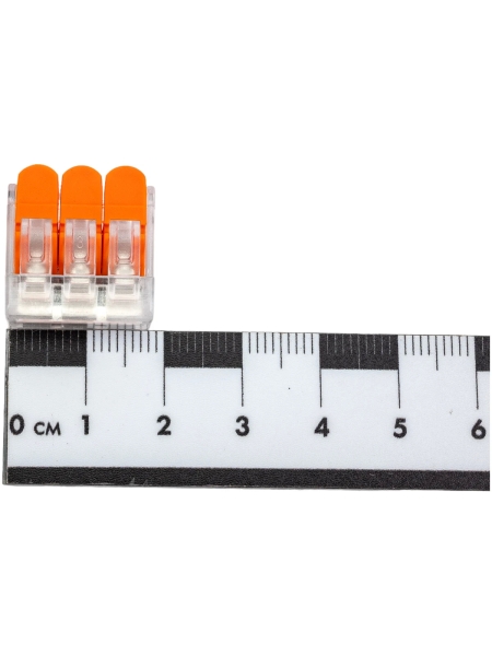 Трехпроводная клемма Gigant 50 шт/уп 0,08-2,5(4)мм² GCT-221-413-50