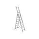 Трехсекционная лестница 7 ступеней Gigant L-03 3х7