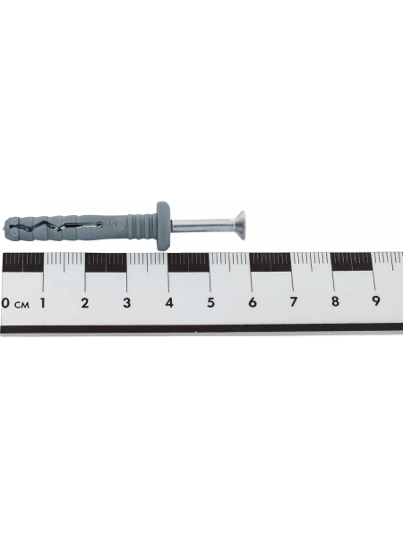 Дюбель-гвоздь Gigant 6x40 грибовидная манжета полипропилен 2000 шт 123858