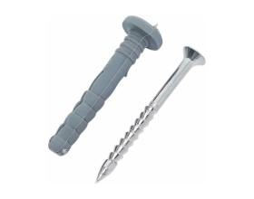 Дюбель-гвоздь Gigant 6x40 грибовидная манжета полипропилен 2000 шт 123858