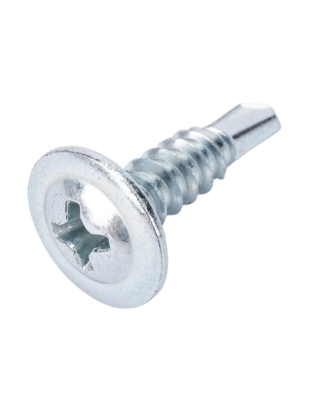 Саморезы Gigant 4,2x16, полусфера, сверло, цинк, 1000 шт. 123596