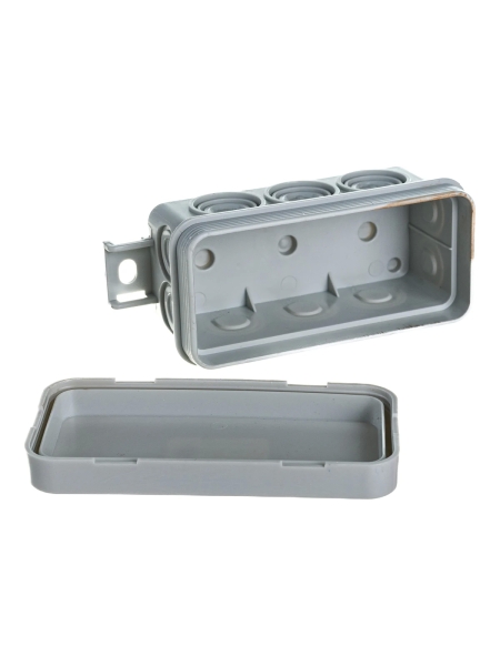 Gigant Коробка распределительная без сальников о.п 90х42х40, 10 выходов, IP55, 44055GI