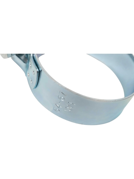 Хомут силовой шарнирный D64-67мм, оцинкованная сталь Gigant 123971