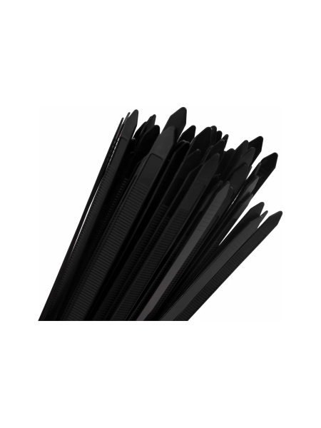 Нейлоновая хомут-стяжка 7,6х300 черная, 100 шт Gigant G/1/86