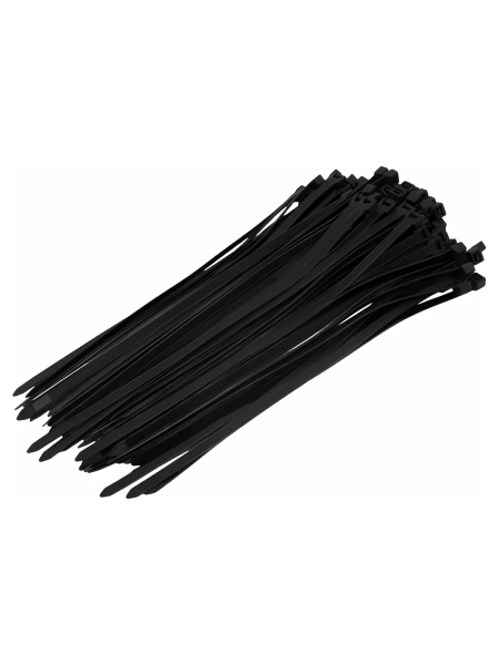 Нейлоновая хомут-стяжка 7,6х300 черная, 100 шт Gigant G/1/86