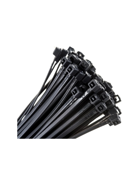 Нейлоновая хомут-стяжка Gigant 2,5х200 черный, 100 шт G/1/2