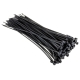 Нейлоновая хомут-стяжка Gigant 2,5х200 черный, 100 шт G/1/2