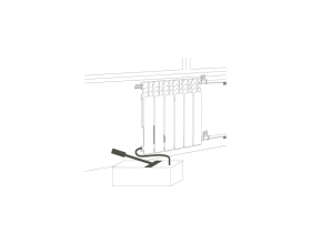 Алюминиевый радиатор Gigant  Al 500/80 10 секций GRA58-10