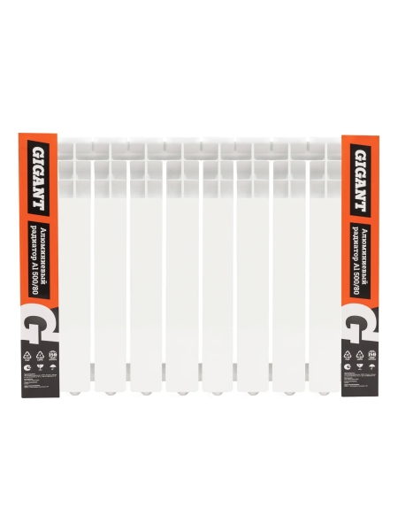 Алюминиевый радиатор Gigant  Al 500/80 10 секций GRA58-10