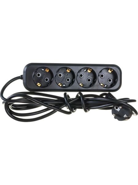 Бытовой удлинитель Gigant с заземлением ПВС 3x0,75 4 гнезда 3м 80086