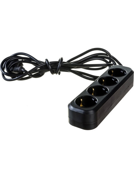 Бытовой удлинитель Gigant с заземлением ПВС 3x0,75 4 гнезда 3м 80086