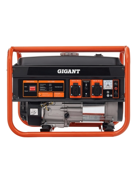 Бензиновый генератор (3,3 кВт; медная обмотка) Gigant GGL-3300