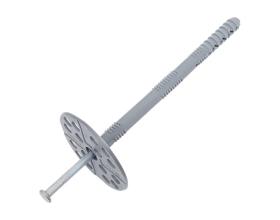 Дюбель для теплоизоляции Gigant (гриб) 10x140 с металлическим гвоздём 25 шт 123872