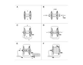Катушка для шланга на подставке Gigant GR-03