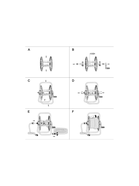Катушка для шланга на подставке Gigant GR-03