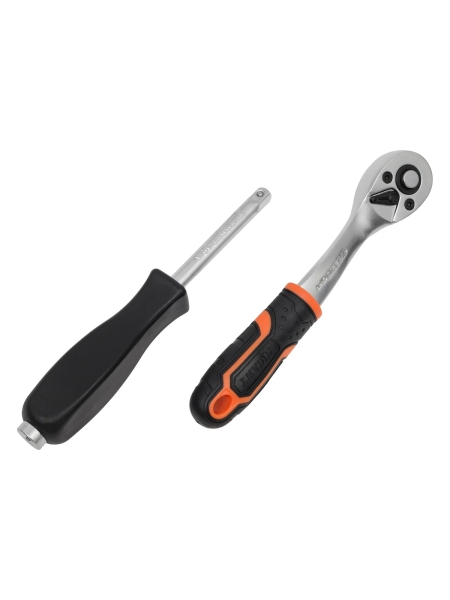 Набор 6-ти гранных головок с трещеткой 1/4" 19 пр. Gigant, Min размер головки-4мм, Max размер головки-14мм, GAS19