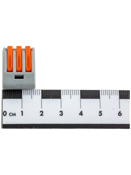 Трехпроводная клемма Gigant 50 шт/уп 0,08-2,5(4)мм² GCT-222-413-50